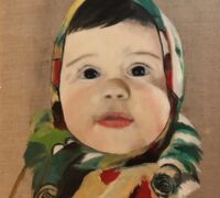 Alienka_30x40_Oil on canvas