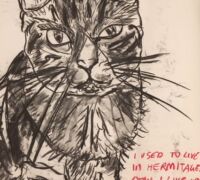 Hermitage vip_65x80_Charcoal on paper