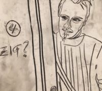 Zig!_65x80_Charcoal on paper